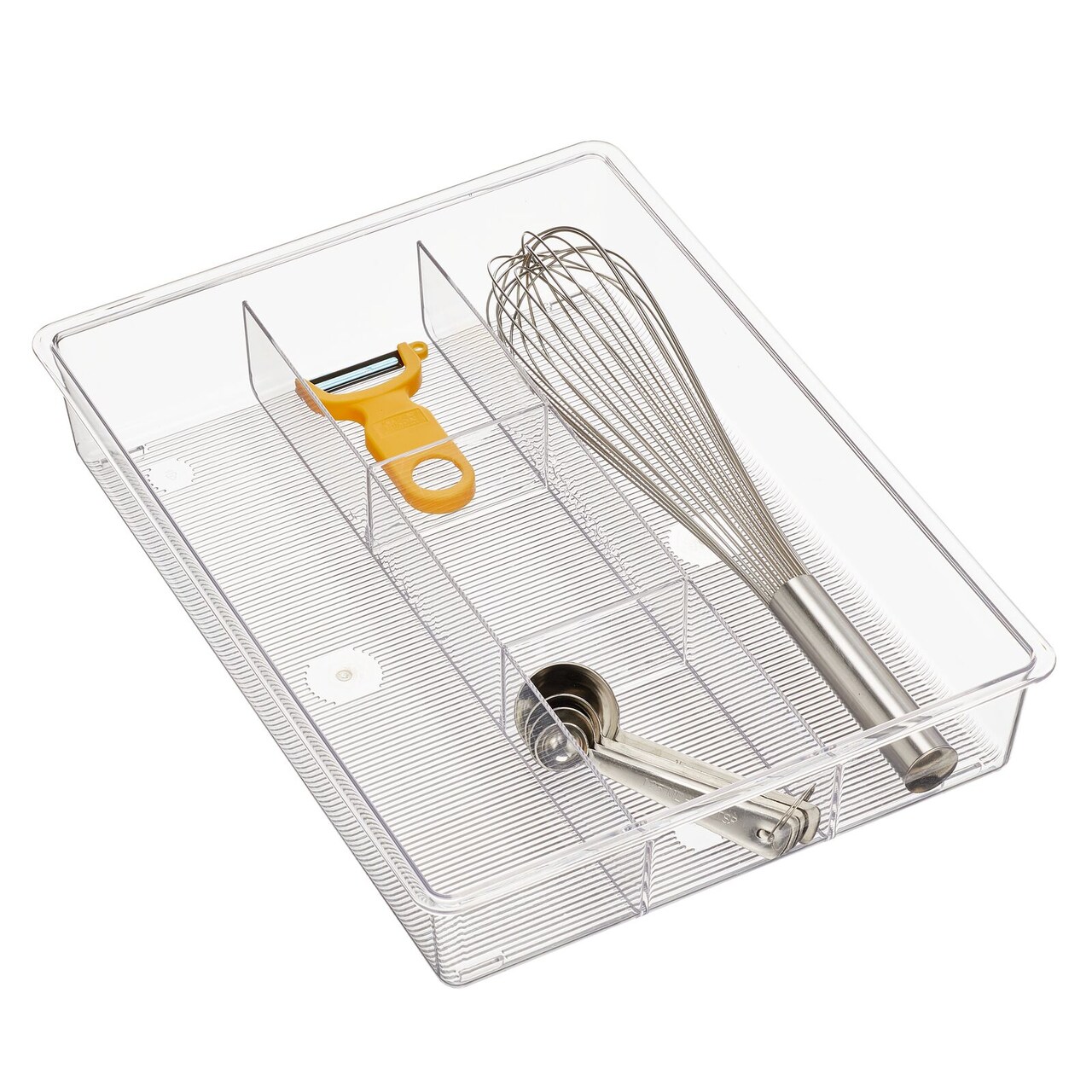 mDesign Expandable Kitchen Drawer Organizer Tray for Utensils